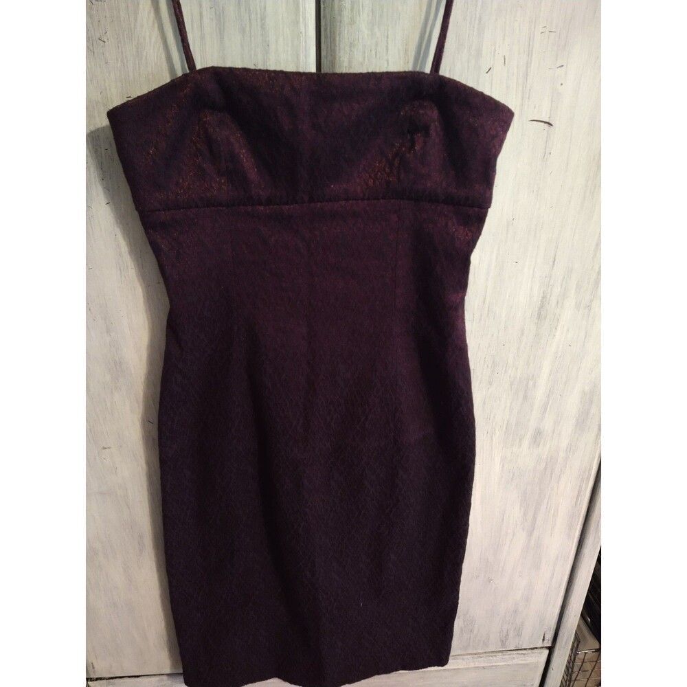 Guess Sleeveless  Sleeveless Dress Size 7 Y2K Gothcore Purple Vintage - Picture 4 of 9